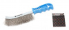 Щетка по металлу ручная в железном корпусе с пластиковой рукояткой (нержавеющая сталь) Forsage F-340. Большой выбор на сайте Трейдимпорт